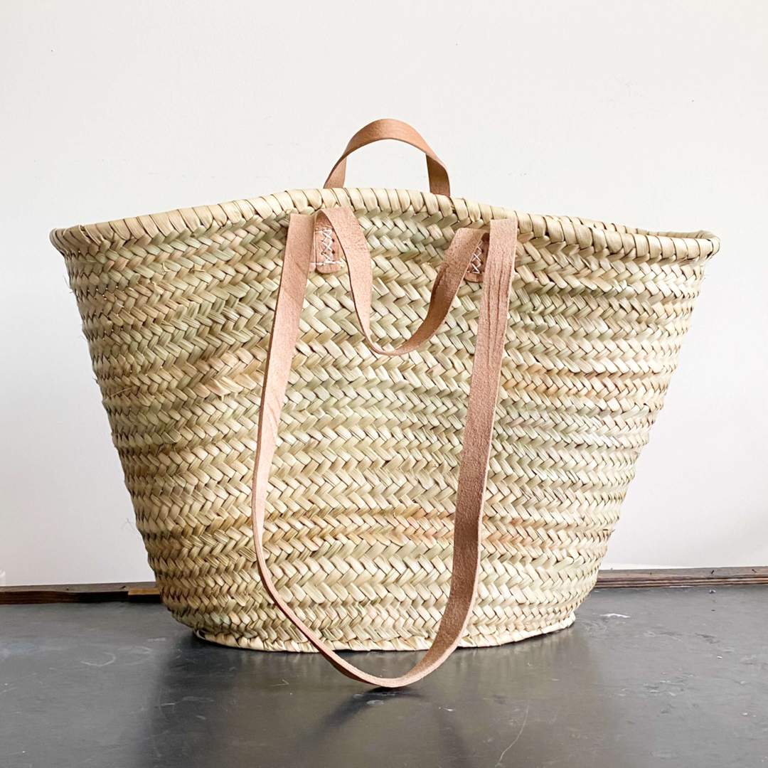 HANDMADE STRAW MARKET BAG