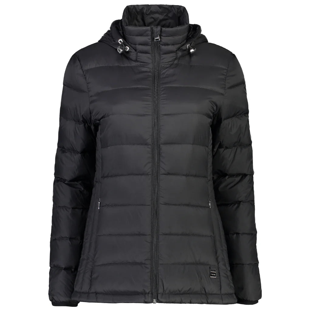 LYNN WOMEN'S 90/10 PACKABLE DOWN JACKET - BLACK