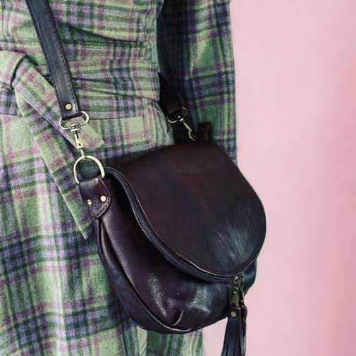 LEATHER WESTERN SHOULDER BAG