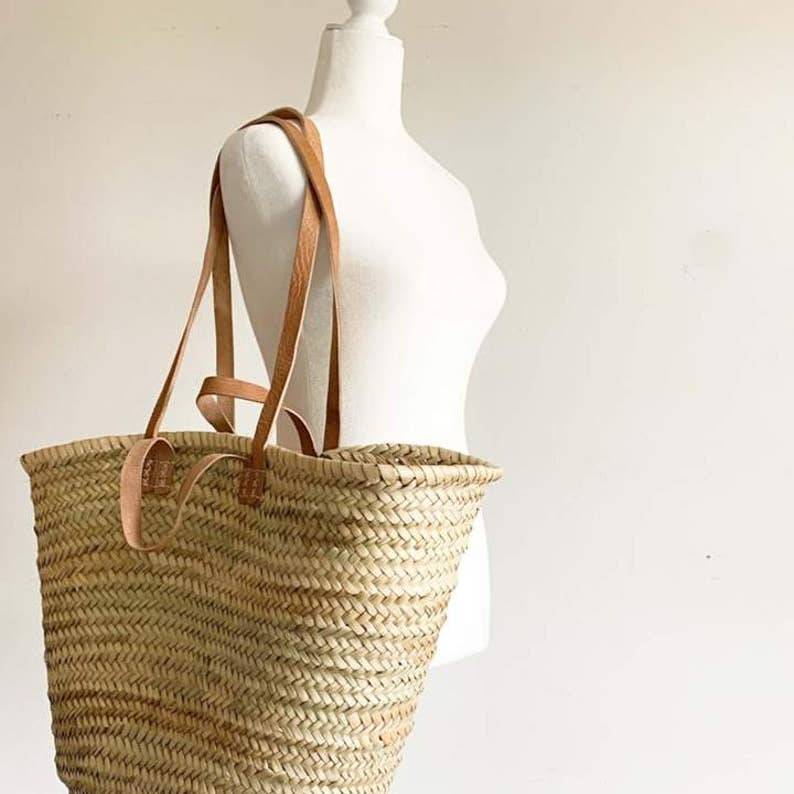 HANDMADE STRAW MARKET BAG