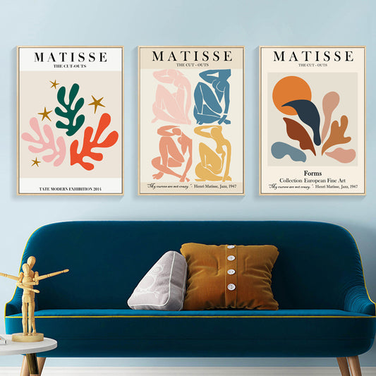 Matisse 3 Set Wood Frame Canvas